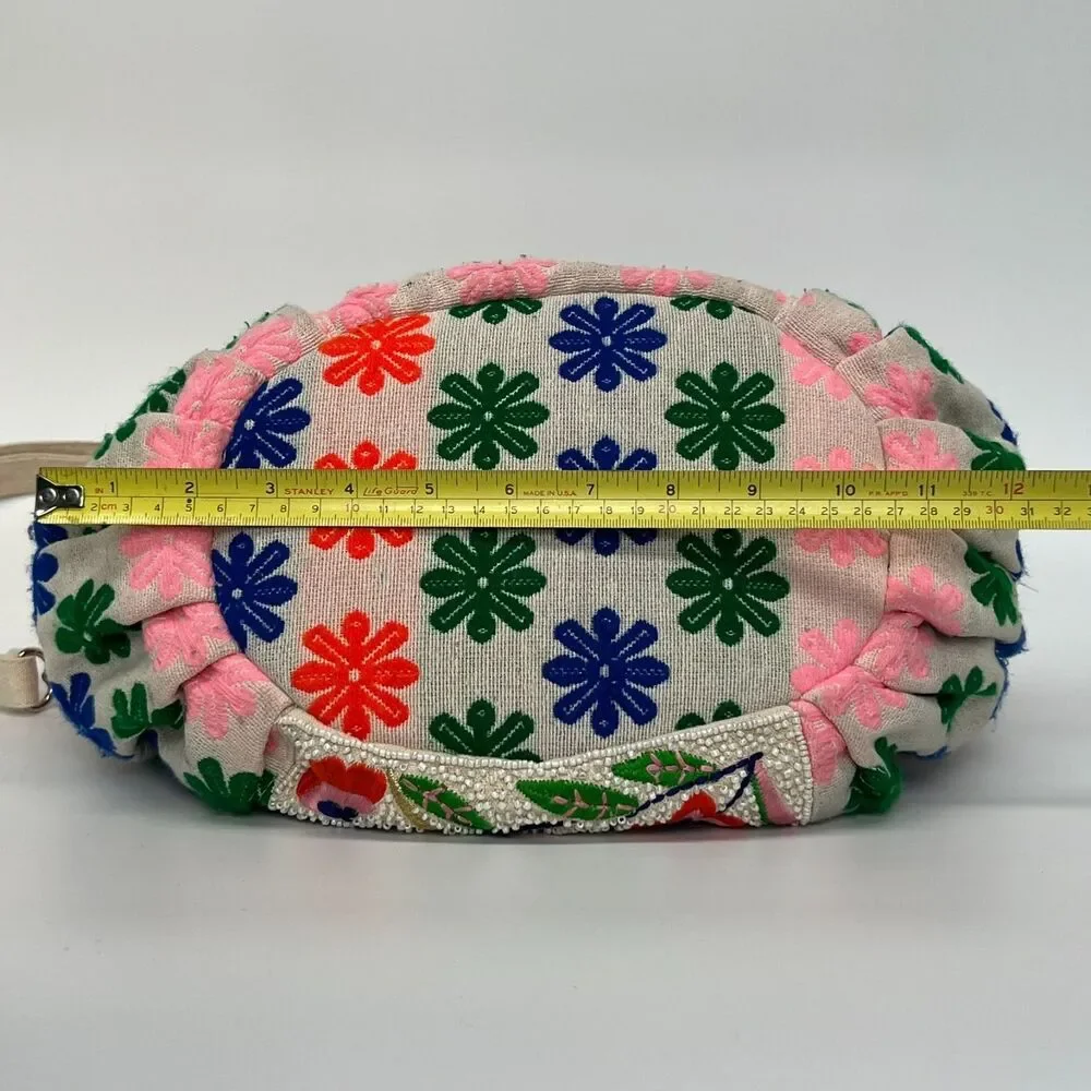 Beaded Embroidered Dragonfly Tote Bag Boho Multicolor Crossbody America & Beyond